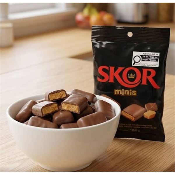 8 Skor Minis Milk Chocolate 104g Bags