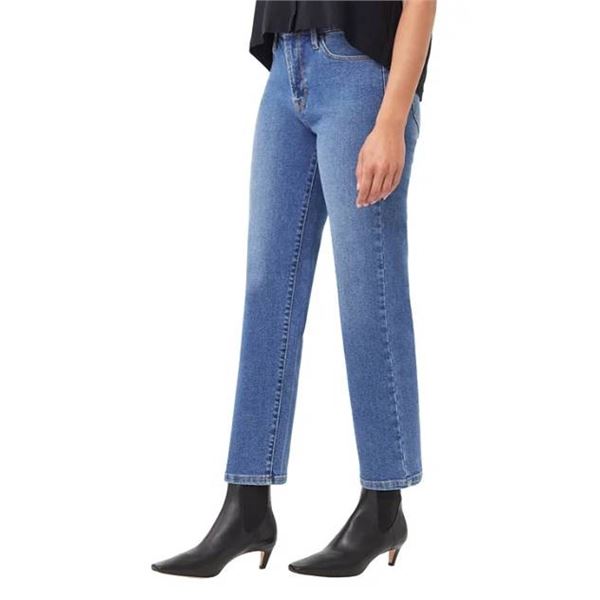 Kensie Jeans High Rise Straight Size 10 28 Inch Inseam