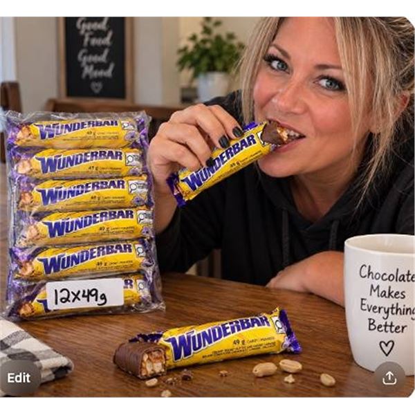Wunderbar Candy Bars 49g Pack of 12