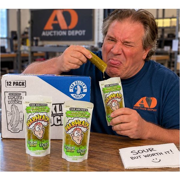 Van Holten's Warheads Sour Dill Pickle 12 Pack