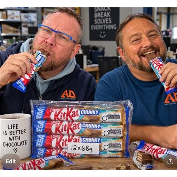 NestlÃ© Kit Kat Chunky Salted Caramel 12x68g Bars