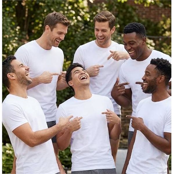 Kirkland Men's Crew Neck T-Shirts 6 Pack Large