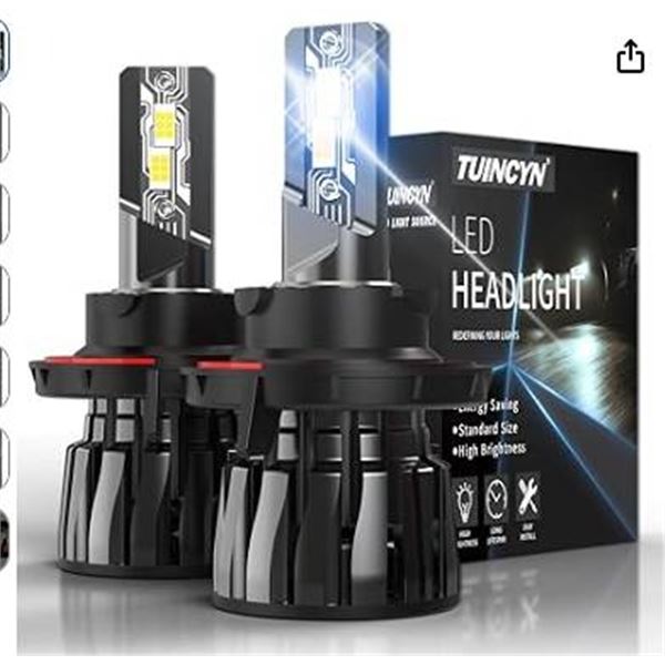 Tuincyn LED Headlight Bulb H13 Standard Size