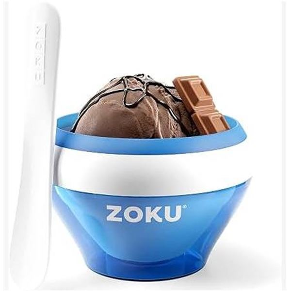 Zoku Ice Cream Maker Blue Freeze Bowl Set