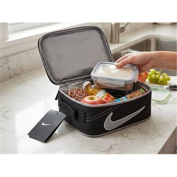 Nike Insulated Lunch Bags Black and Blue Set