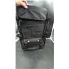 Image 2 : Black Nylon Travel Backpack with Pockets