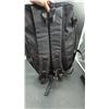 Image 3 : Black Nylon Travel Backpack with Pockets