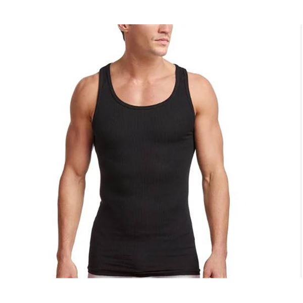 Stanfield's 5-Pack Rib Tanks XXL Black 100% Cotton