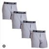 Image 1 : Joe Boxer 4-Pack Organic Cotton Boxer Briefs L/G