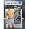Image 2 : Joe Boxer 4-Pack Organic Cotton Boxer Briefs L/G