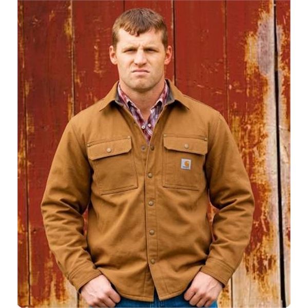 John Deere Brown Shirt Jacket Small Size