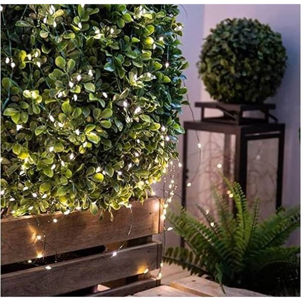 lot of 4 - Fullbell LED Twinkle String Lights 65.6ft 200 LED Warm White