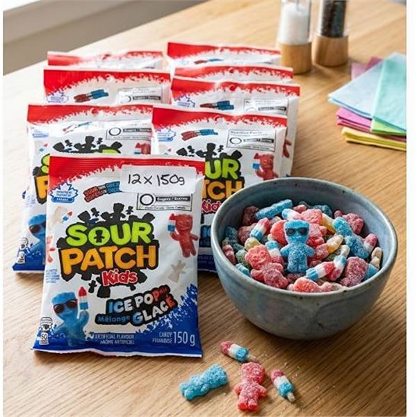 Sour Patch Kids Ice Pop Mix12x 150g Pack