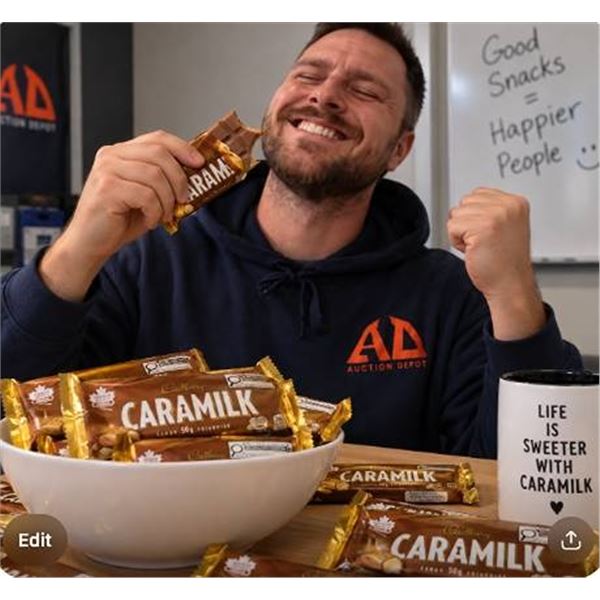 Cadbury Caramilk Candy Bars 16 x 50g Packs