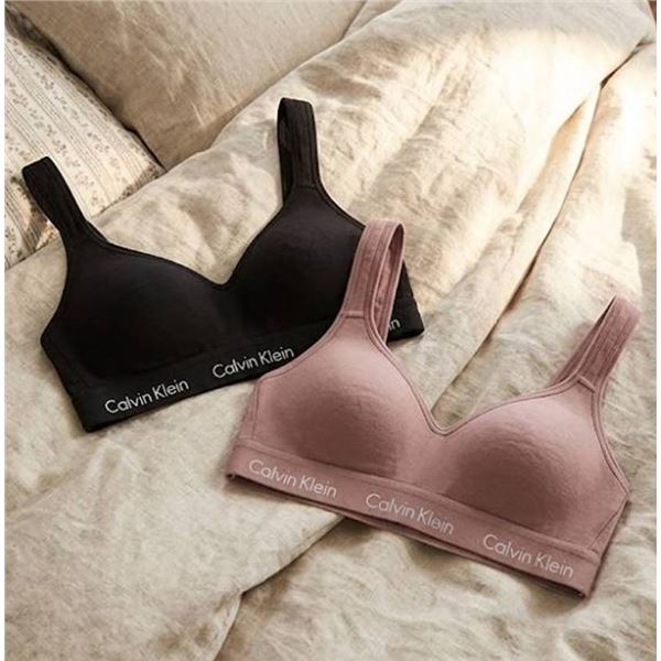 Calvin Klein 2 Pack Cotton Modal Bralette S