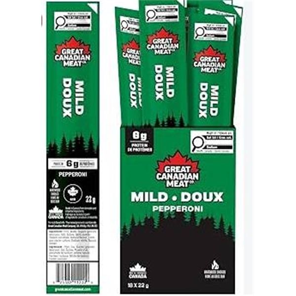 Great Canadian Meat Mild Pepperoni Sticks 7 x 22g