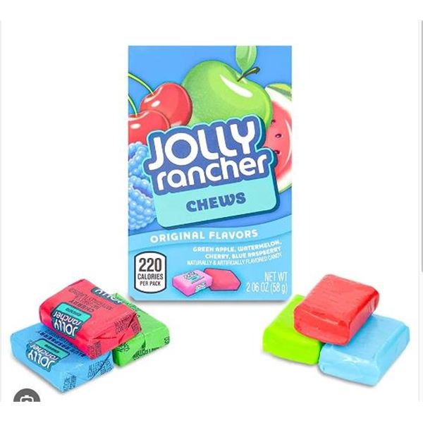 Jolly Rancher Chews Original 12 x 58g Packs