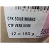 Image 4 : K Sour Worms Candy 12X160g