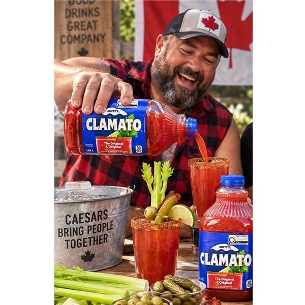 Mott's Clamato The Original 1.89L Bottles, 2 Pack