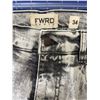 Image 2 : FWRD Denim Size 34 Graphic Print Jeans