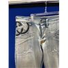 Image 2 : Gucci Men's Light Wash Distressed Denim Jeans, Size 36