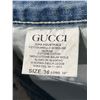 Image 5 : Gucci Men's Light Wash Distressed Denim Jeans, Size 36