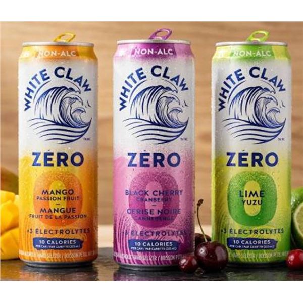 White Claw Zero Non-Alc Variety 15 Pack 355ml
