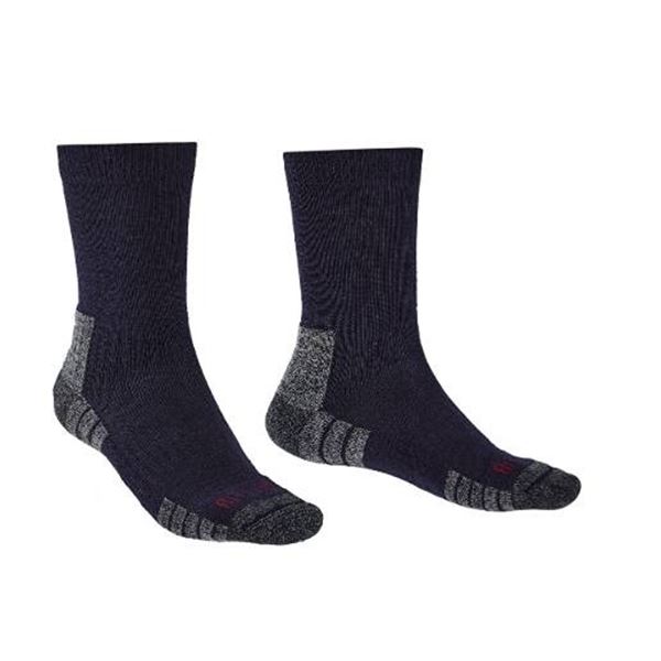 Lot of 2 - Bridgedale Men's Medium Hike Lightweight Merino Socks