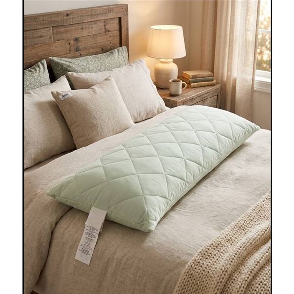 Below Zero Cooling Body Pillow Mint Green
