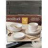 Image 3 : Over&back 16-Piece Ivory Stoneware Dinnerware Set