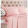 Image 1 : Comfy Bamboo World 4 Piece Queen Sheet Set Pink