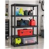 Image 1 : RAMTUFF 5-Shelf Resin Storage Unit 35.8 x 17.5 x 73 in