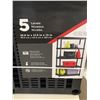 Image 3 : RAMTUFF 5-Shelf Resin Storage Unit 35.8 x 17.5 x 73 in