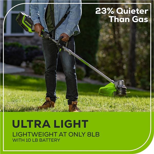 Greenworks Pro 80V 16" String Trimmer and Jet Blower Combo Kit