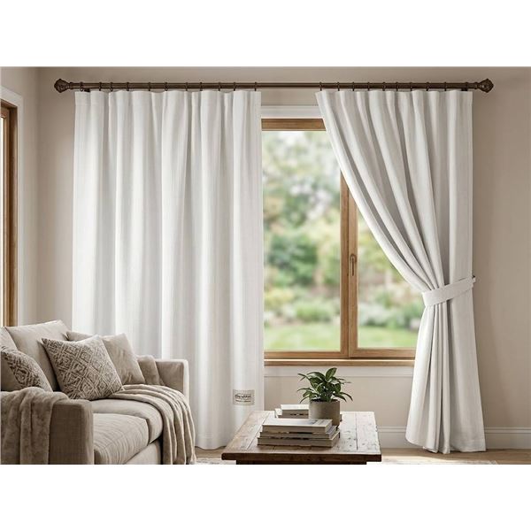Beautyrest Blackout Curtain Panel White