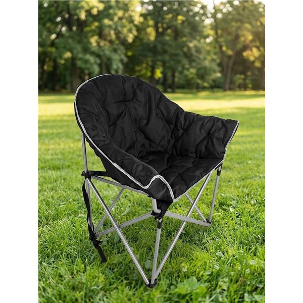 Oversized Camp Chair With Carry Bag, 300lb Capacity