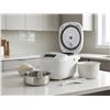 Image 1 : Midea Low 6-Cup Rice Cooker Stainless Steel