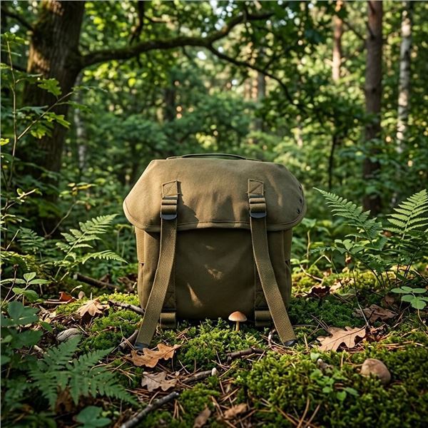 Rothco Olive Drab Cotton Canvas Field Bag 9x4.25x9 in