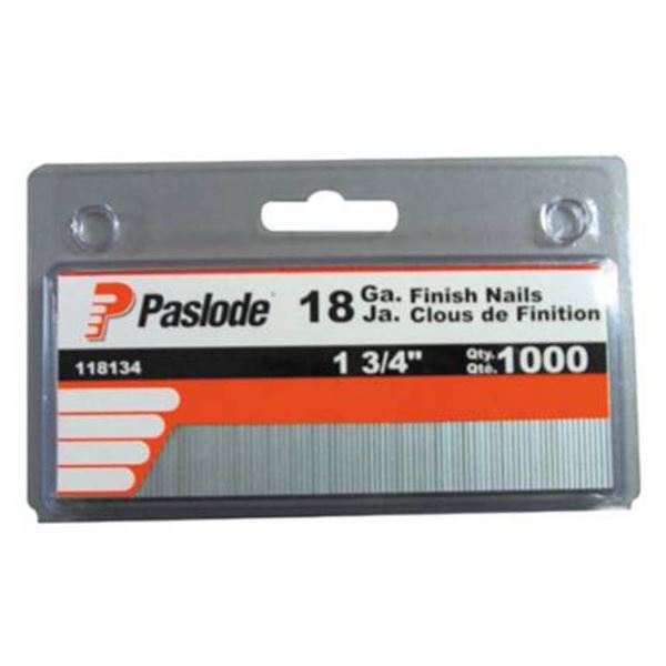11 Packs Paslode 18 Ga 1-3/4 Inch Finish Nails 1000 Ct