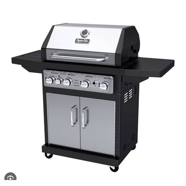 Dyna-Glo 4-Burner LP Gas Grill Stainless Steel