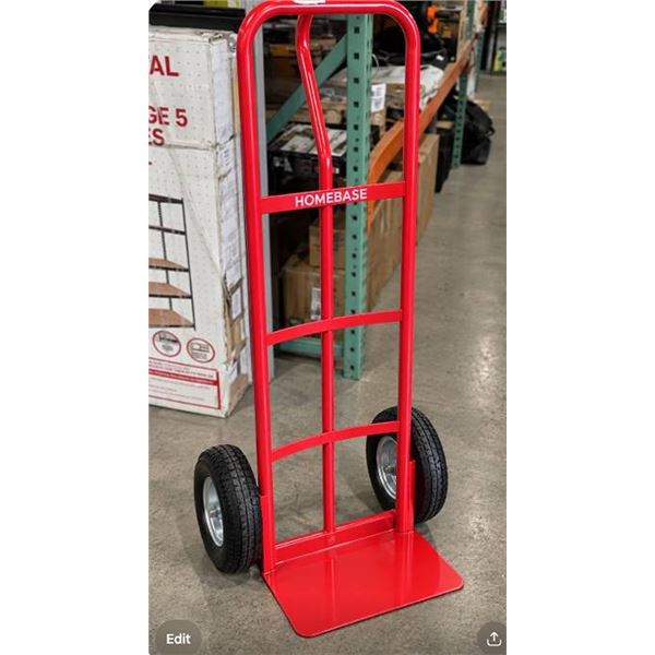 Homebase Steel Hand Truck and Four Spare Wheels