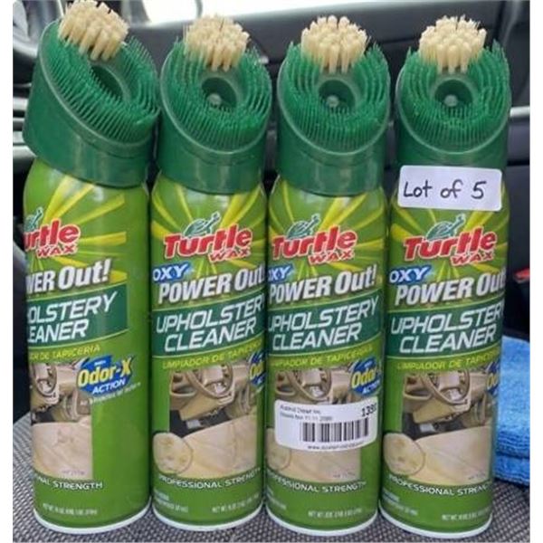 5 Turtle Wax Power Out Upholstery Cleaner