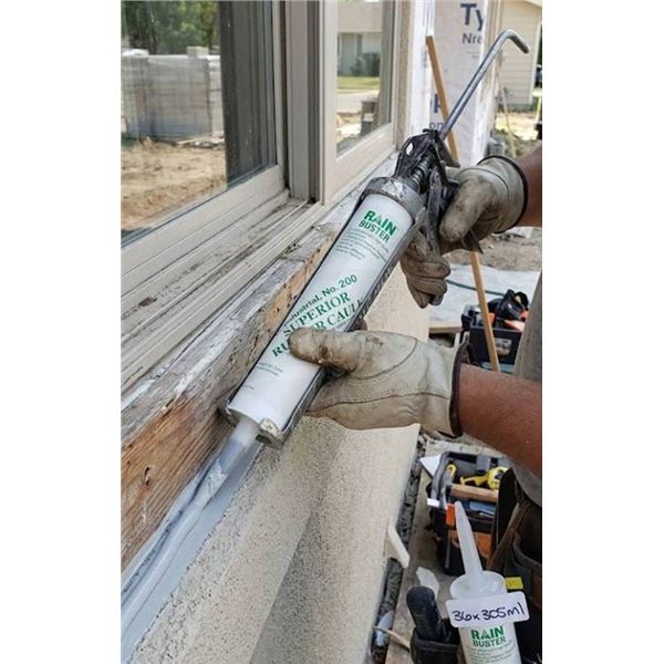 Rain Buster No. 200 Superior Rubber Caulk 205ml (36 Count)