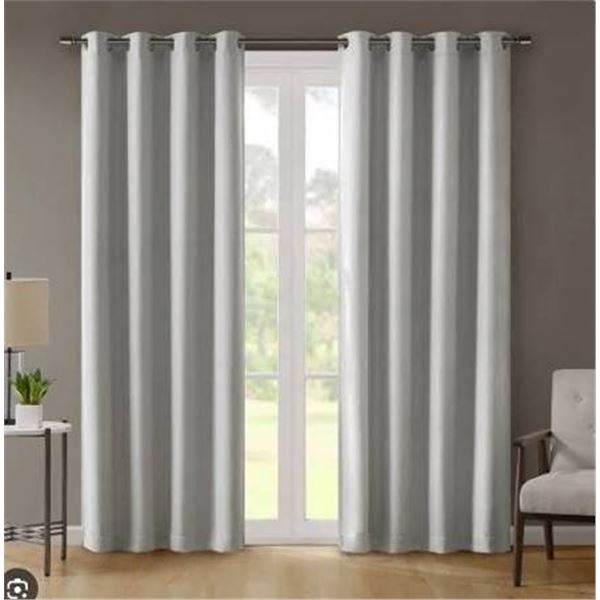 Beautyrest White Blackout Curtain Panel