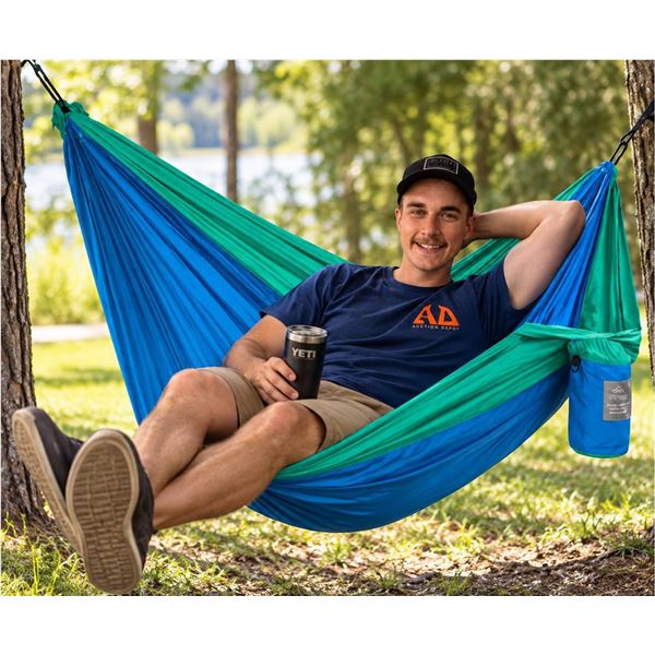 Cascade Oasis 2-Person Travel Hammock with Carry Bag