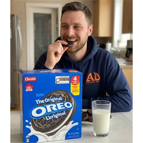 Christie Oreo Cookies 4 Resealable Family Packs 2.05 kg