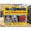 Image 2 : Maximum Clear Contractor Bags 32 Pack 3 Mil Heavy Duty