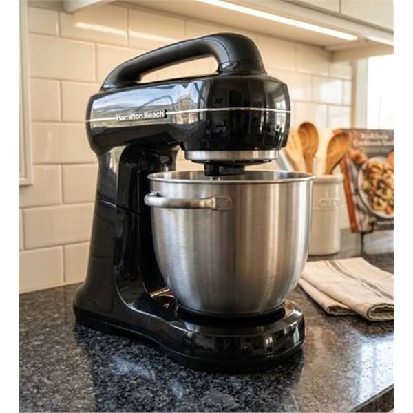 Hamilton Beach Stand Mixer With Stainless Steel Bowl