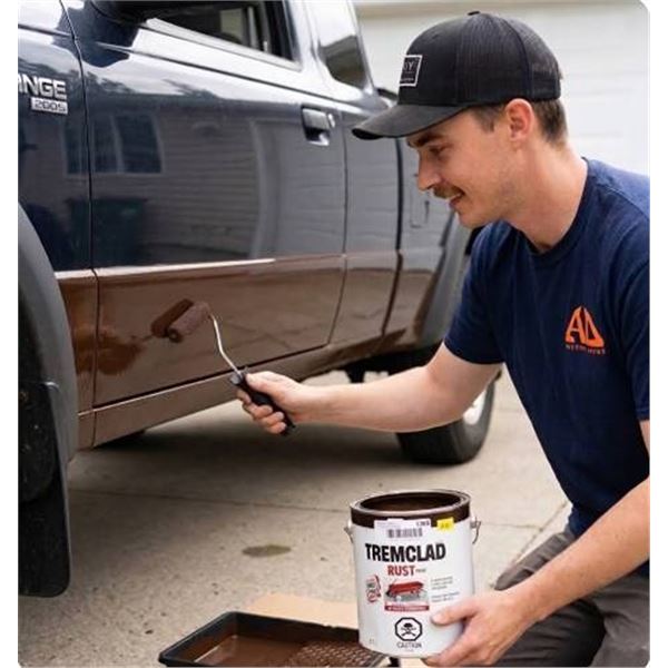 Tremclad Gloss Brown Rust Paint 3.78L Oil-Based