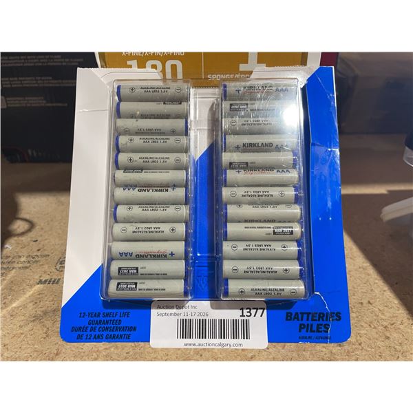 Kirkland AAA Alkaline Batteries 24 Pack